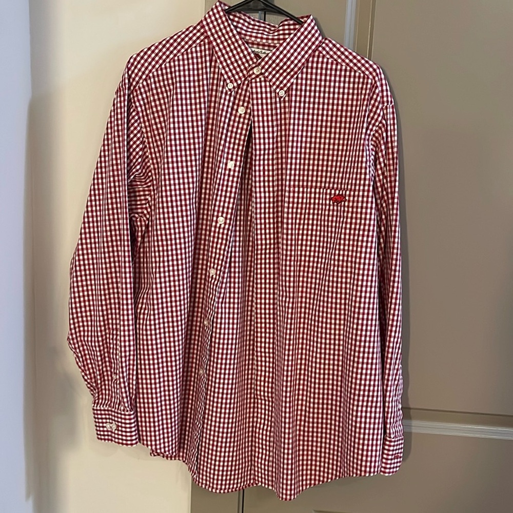 University of Arkansas button down shirt